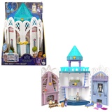 Mattel Disney Wish Rosas Schloss Spielset, Puppenhaus mit 2 beweglichen Minipuppen, Sternenfigur und 20 Zubehörteilen, HPX38