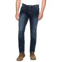 HERO by John Medoox Slim-fit-Jeans Portland Stretch Jeans Hose - Slim Straight Fit - Classic Blue Used blau 34