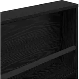 vidaXL Magazinregal 60 x 12 x 70 cm Schwarz