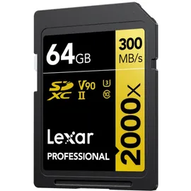 Lexar Professional SDXC 64GB 2000x UHS-II V90
