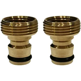 Rosenstein & Söhne Wasserhahn-Schlauchadapter Kupplung