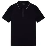 Armani Exchange A|X Armani Exchange für Herren. XM001285AF10366UC001 Ideal Polo (L), Schwarz, Lässig, Baumwolle, Kurzarm