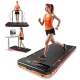 Walking Pad mit 7% Steigung,4 in 1 Laufband für Zuhause mit Vibrationsmodus & Reha Training,Unter Schreibtisch Laufband mit APP, Leises Laufband bis 136KG, 2.5HP,7.5KM/H, Fernbedienung & LED Display