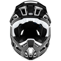 100% Aircraft 2 - Carbon Full Face Helm | black-white - XL