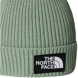 The North Face TNF Logo Box Cuffed Mütze Slate Moss