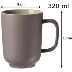 Ritzenhoff & Breker JASPER Frühstücksset 16-teilig taupe