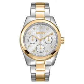 DKNY Multi Function Quarz Edelstahl 36 mm DK1L109M0065