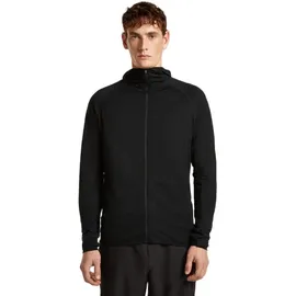 Icebreaker 150 MerinoFine Ace Zip-Hoodie Herren Schwarz XL