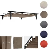 Mendler Ersatzbezug 370x300 cm 3,5 x 3,5 m Taupe-braun