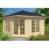 averto Gartenhaus Victoria C 4 x 4 m Unbehandelt