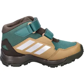 adidas Unisex Kinder Terrex Skychaser Mid Gore-Tex Hiking Kids Shoes, Preloved Teal/Matte Silver/Cardboard, 31 EU