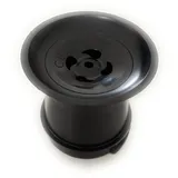 CULU Geruchsverschluss für wasserlose Urinale | Ersatz-Membransystem „Made in Germany“ | Passend für CULUone Urinal | Hygienisch, geruchsdicht, wartungsarm | Farbe Weiß oder Schwarz (schwarz)