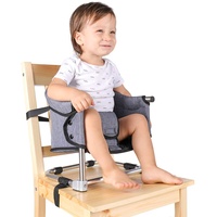Sitzerhöhung für Esstisch: Tragbarer Kleinkind-Boosterstuhl mit Sicherheitsschnalle und höhenverstellbarem, faltbarem Baby-Fütterungsstuhl, Kinderhochstuhl, Sitzerhöhung für Küche, Zuhause, Reisen –