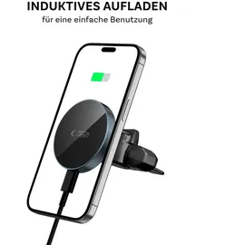 TECH-PROTECT MM15W-V5 Magnetische MagSafe KFZ-Halterung Wireless Charger 15W Schwarz