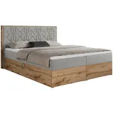 MKS Nessi 180 x 200 cm H4 Hellgrau