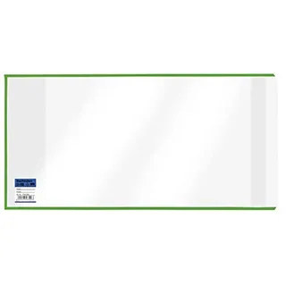 Veloflex Buchhülle, 280 x 540 mm, mit Lasche, glasklar, 10 Stück