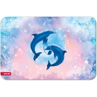 ROTH Schreibtischunterlage Delfine bunt Kunstleder 59,0 x 39,0 cm, 1 St.
