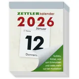 Zettler Tagesabreißkalender klein 2026 - Kalender; Tageskalender; Abreißer;