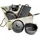 Childhome Dutch Oven Set 9-tlg. Gusseisen schwarz