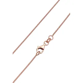 Elli Halskette Feder Boho Anhänger mit Kristall 925 Sterling Silber Rosévergoldet