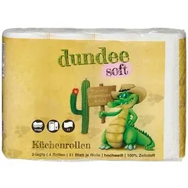 Dundee Küchenrollen 3-lagig 4 Rollen