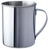 Basic Nature Edelstahlbecher 0,4 l Silber