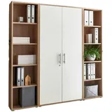MID.YOU Office Edition Aktenschrank 173 x 186 x 33 cm weiß