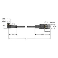 Turck 6626521 Sensor-/Aktor-Steckverbinder, konfektioniert 0.60m Polzahl: 3 1St.