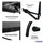 chefgastro Buffettisch Gartentisch 180 x 74 x 74 cm Schwarz