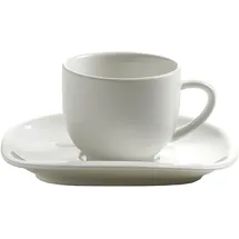 Maxwell & Williams Espressotasse mit Untertasse 0,08 l Weiß