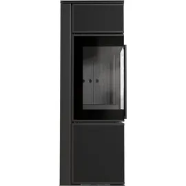 Kratki TORA/S 8 kW Ø 150 Quarzsinter Schwarz / Brennraum Schwarz