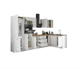 BASIC by Balculina Winkelküche L-Form 340 x 175 cm weiß