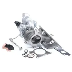 BTS Turbo Lader, Aufladung TURBO SERVICE SET REMAN mit Anbaumaterial für VW 06J145713LV 06J145701NV 06J145713KV T981450BL