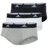 Adidas Active Flex Cotton Slips 3er-Pack Black XL