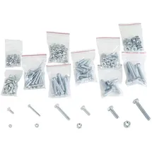Conrad Kombi-Schrauben-Sortiment Nachfüllpackung 374 Teile Stahl grau