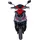 GT UNION Striker 50 ccm 3,0 PS 45 km/h schwarz/rot