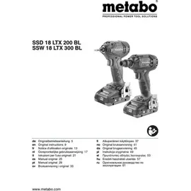 Metabo SSW 18 LTX 300 BL ohne Akku 602395890