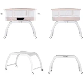 Chipolino Beistellbett Sogno 2 in 1 Spieltisch, Fernbedienung, eingebaute Waage beige