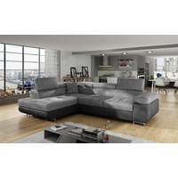 yourhouse24 Ecksofa ANTON L-form Schlafsofa Wohnlandschaft Links Rechts Couch Bettkasten