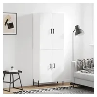 VidaXL Highboard Weiß 69,5x34x180 cm Holzwerkstoff