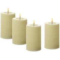 441 LED Kerzenset LINA 11 cm 4 St. creme