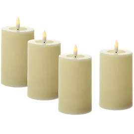 441 LED Kerzenset LINA 11 cm 4 St. creme