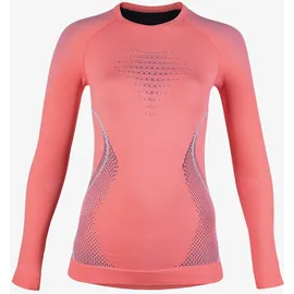 Uyn Evolutyon langarm Funktionshirt Damen coral/anthrazit/aqua S/M