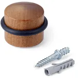 Zarivy Holzstopper mit Schraube, Sapelly-Finish, ideal zum Befestigen und Stabilisieren von Gegenständen in Möbeln.