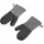 Westmark Ofenhandschuhe – Praktische Ofenhandschuhe für sicheres Arbeiten an Herd und Backofen, Küchenhandschuhe mit Hitzeschutz bis 250°C – Grau/Anthrazit