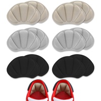 6 Paar Fersenpolster Schuhe,Fersenschutz Fersenkissen Selbstklebend Fersenschutzpolster gegen Reibung Fersenpads für Männer Frauen,Schuheinlagen für zu Große Schuhe