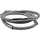 Steuer Armband Kunstleder grau glänzend 67cm