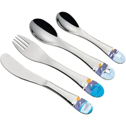 Cilio Kinderbesteck 4-tlg. SEAWORLD - B/H/T ca. 15,50x21,40x2,80