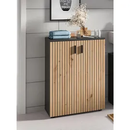 inn.furn Livia Badkommode 60 x 81 x 30 cm Beige/Grau