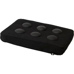 Surfpillow Laptop-Kissen schwarz aus Baumwolle